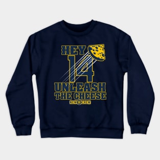 Andruw Monasterio...Unleash the Cheese Crewneck Sweatshirt